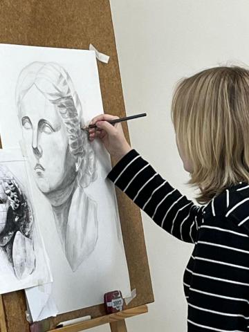 Обучение  академическому рисунку